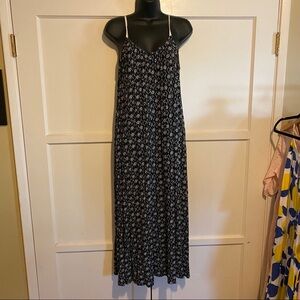 Grifflin Paris Blue Strappy Pocketed Sundress m